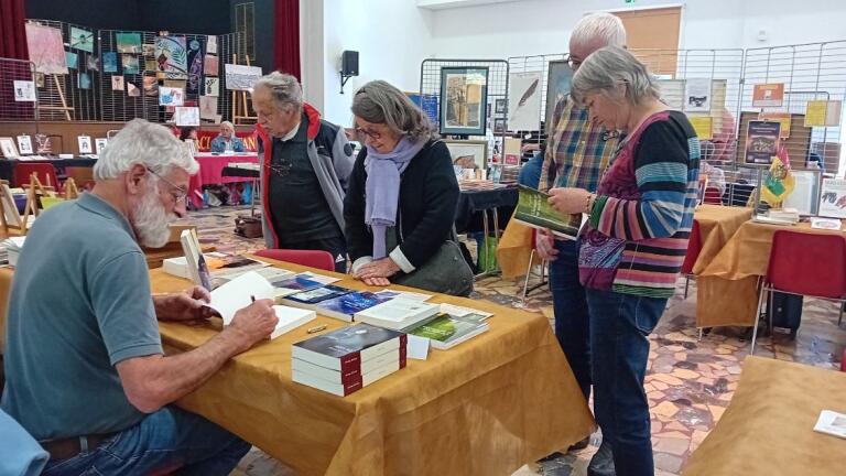 Claude Rouge en rando littraire le 24 sept 23